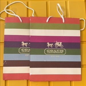 Vintage Paper Coach shopping bags- 2